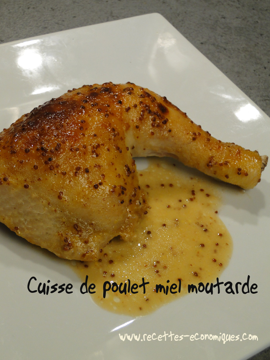 Cuisses-poulet-miel-moutarde-four-(3) – Recettes économiques