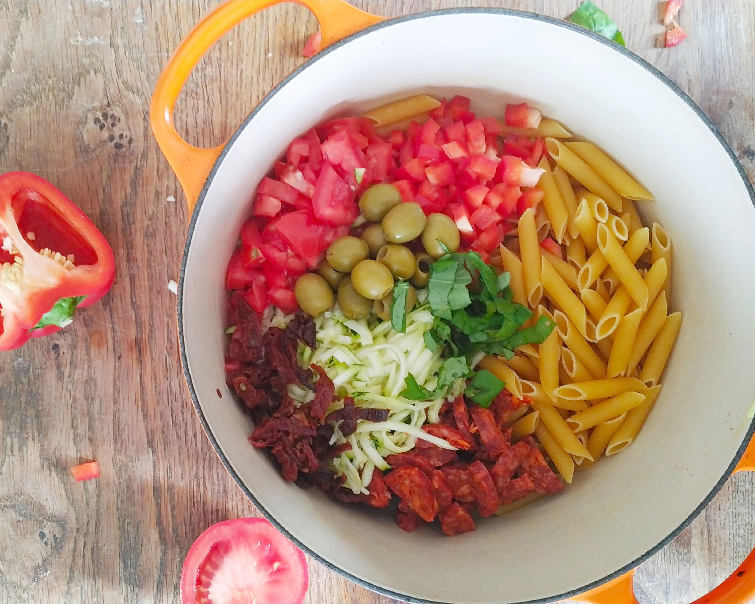 One Pot Pasta Chorizo Et Sa Sauce à Tomber | Recettes De Cuisine Avec ...